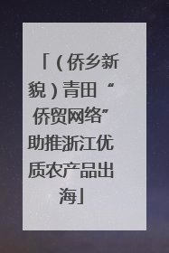 （侨乡新貌）青田“侨贸网络”助推浙江优质农产品出海