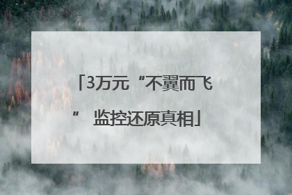 3万元“不翼而飞” 监控还原真相