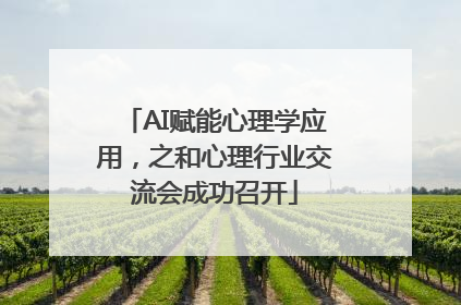 AI赋能心理学应用，之和心理行业交流会成功召开
