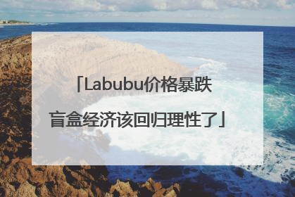 Labubu价格暴跌 盲盒经济该回归理性了