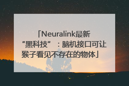 Neuralink最新“黑科技”：脑机接口可让猴子看见不存在的物体