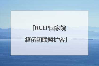 RCEP国家皖籍侨团联盟扩容